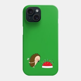 Lovestruck hedgehog Phone Case