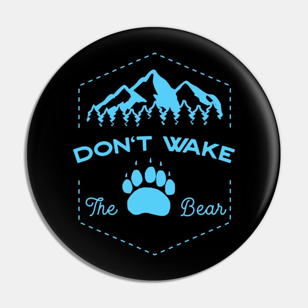 Mountain adventure - don't wake the bear Pin by Mande Art