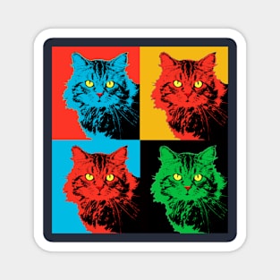 CAT POP ART  4 Magnet