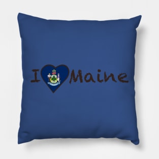 I Love Maine Pillow