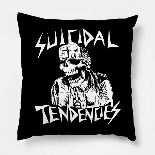 suicidal tendencies skull vintage Pillow by japan play