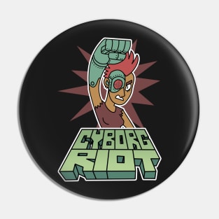 Fake Band - Cyborg Riot Pin