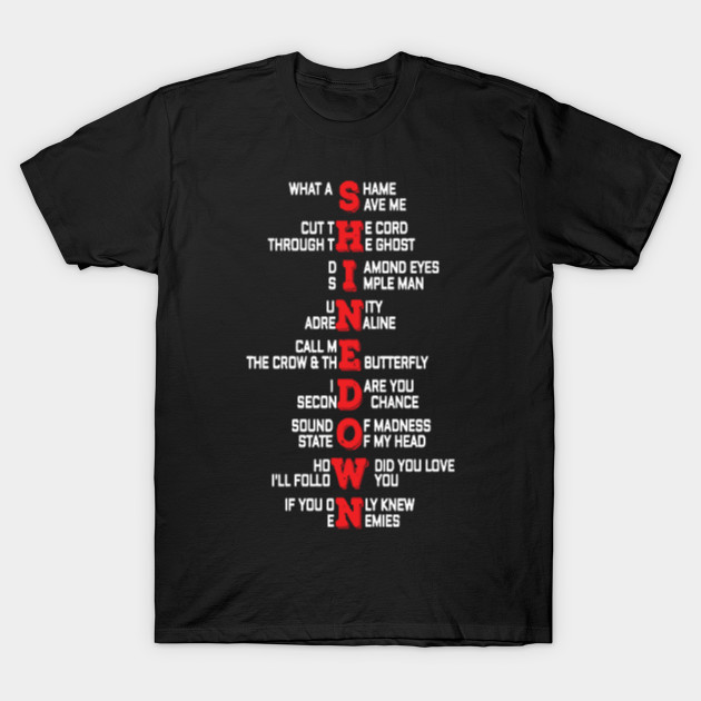 shinedown shirts
