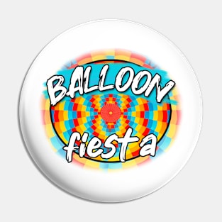 Balloon Fiesta Full Color Pin