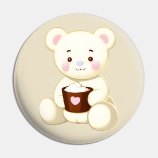 Coffee Bear Pin