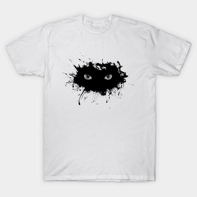 Halloween Black Cat Eyes Artistic T Shirt Teepublic