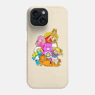 80s Cartoons Retro Phone Case