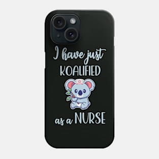 Koala bear just koalified as a nurse syringe beary funny Phone Case