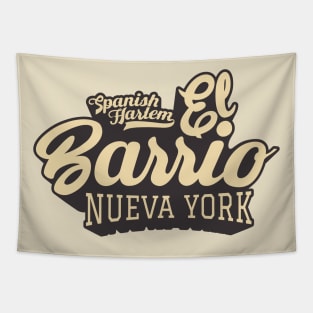 New York El Barrio  - El Barrio Spanish Harlem  - El Barrio  NYC Spanish Harlem Manhattan logo Tapestry