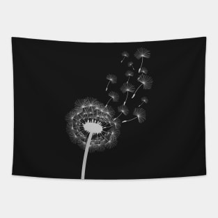 Dandelion (dark background) Tapestry