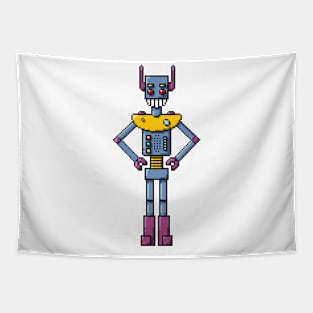 Pixel Robot 117 Tapestry