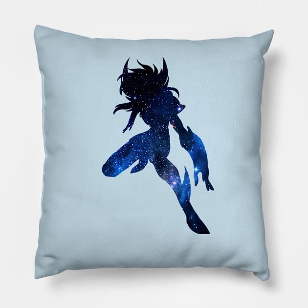 Cygnus Hyoga Pillow by RickBitten