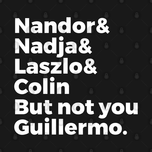 Not You Guillermo by silentboy