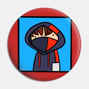 Cute Muselk Doodle Pin