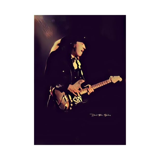 Stevie Ray Vaughan - Graphic 1 by davidbstudios