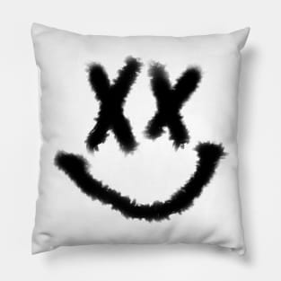 Graffiti Smiley Pillow