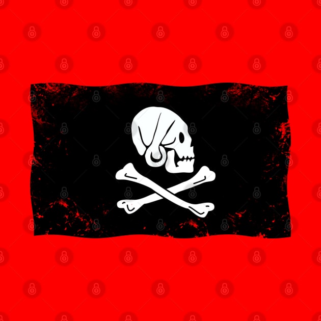 Pirate Flag Skull by Scar