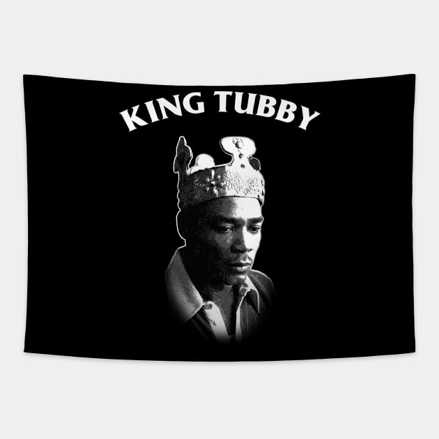 King Tubby - Engraving Style Tapestry by Parody Merch