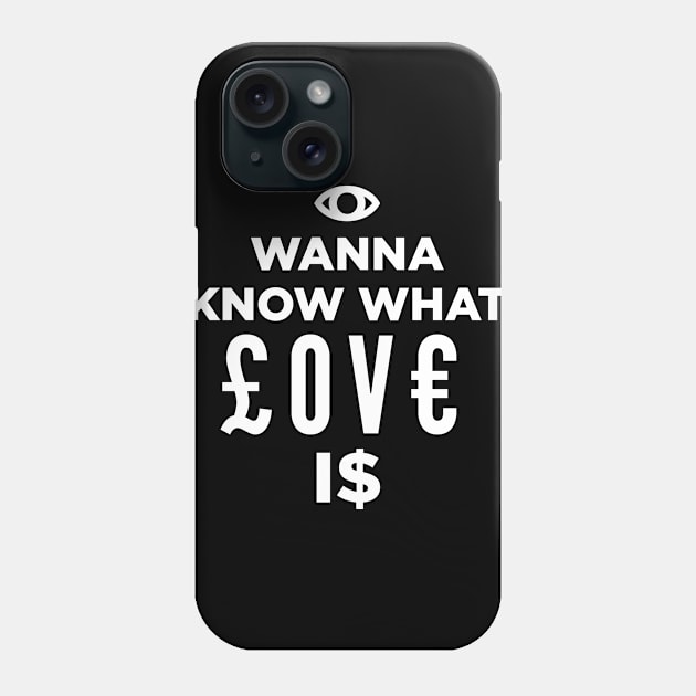 I Wanna Know What Love Is Phone Case by Krobilad