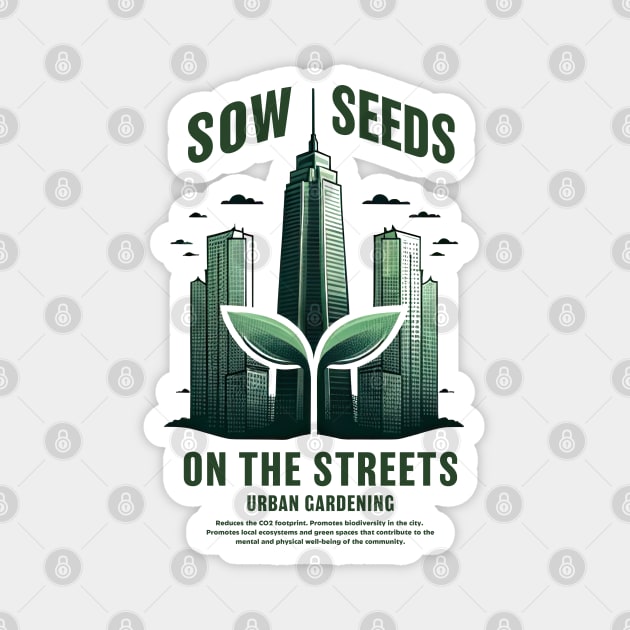 Sow Seeds Magnet by Delicious Art