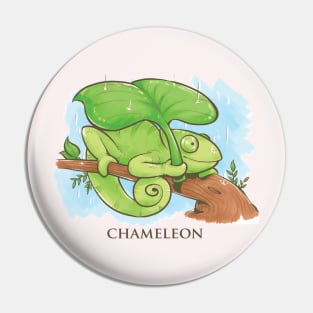 Funny Chameleon Pin