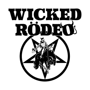 Wicked Rodeo Bronco Ridin' Devil T-Shirt