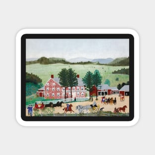 grandma moses Magnet