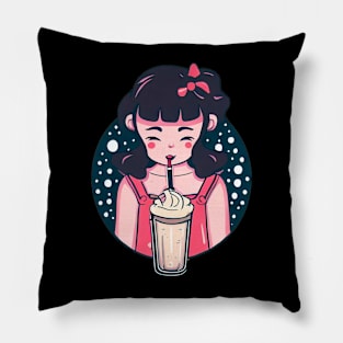 milkshake girl Pillow