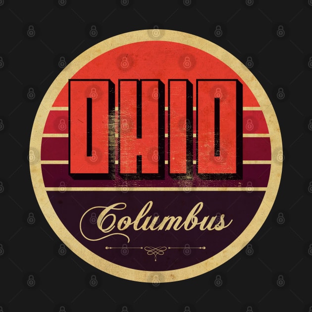 Ohio Columbus Vintage by CTShirts