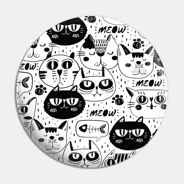 Cats pattern face mask 2020 - cats lovers masks - cats footprint pattern - cat pattern seamless Pin by jack22