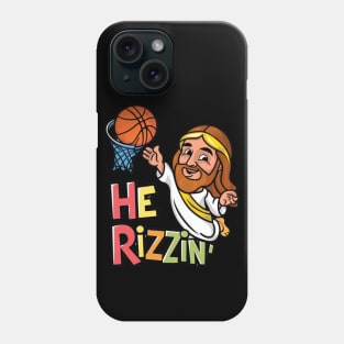 He is rizzin Phone Case