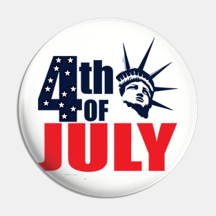 July 4, Declaration Of Independence Shirt Pin