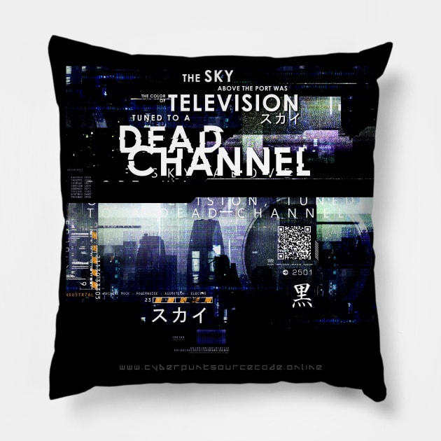 ...A Dead Channel Pillow by Cultural Barbwire