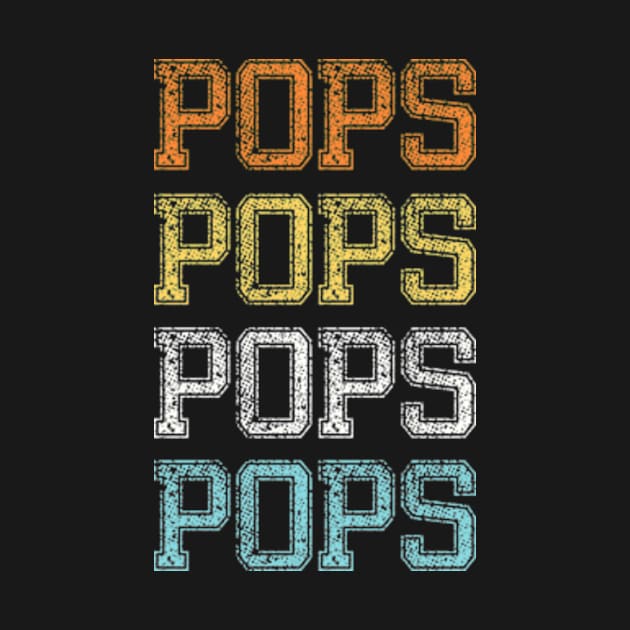 Cool Gift for pops retro vintage pops by MinyMerch