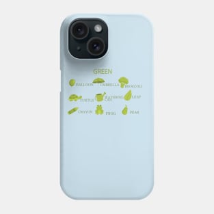 Green Color Phone Case