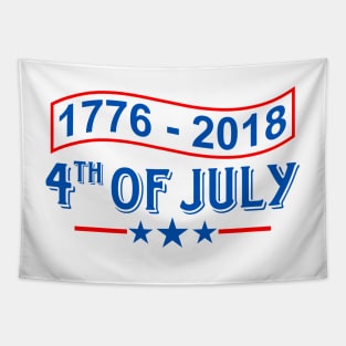 1776 - 2018 4th of July Tapestry