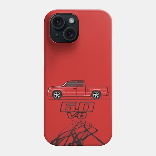 Multi-Color Body Option Apparel 6.0 SS Phone Case by JRCustoms44