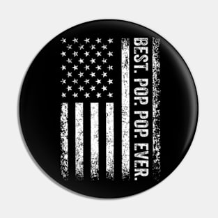 American Flag Fathers Day Dad Pin