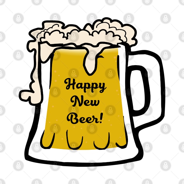 New Year Series: Happy New Beer! (Frothy Mug) by Jarecrow 