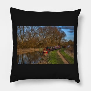 Living On The Kennet and Avon Canal Pillow