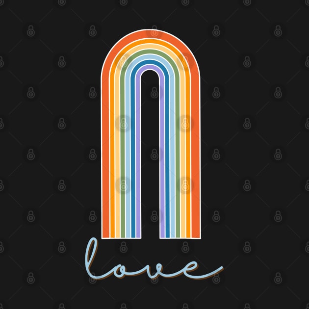 Love - Rainbow by Batcat Apparel