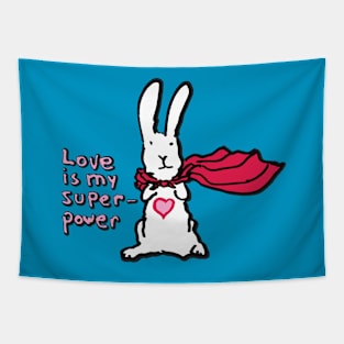 Love is my superpower Tapestry