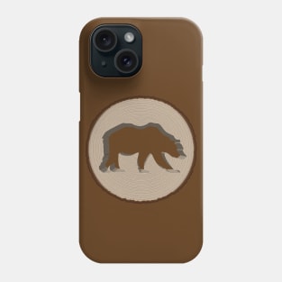 Wood Bear Phone Case