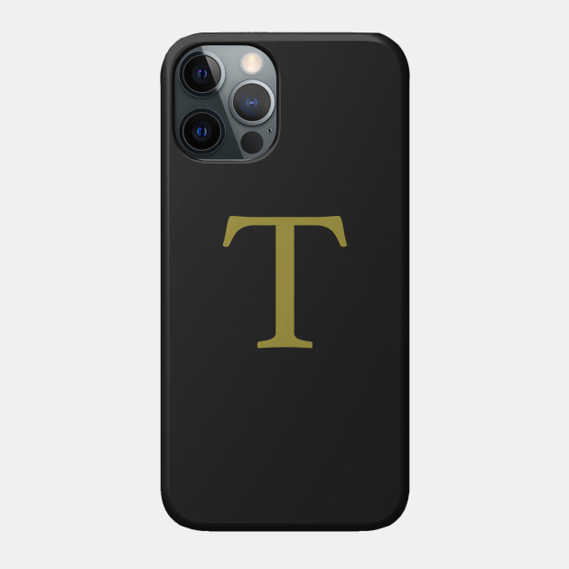 T letter - Letter - Phone Case