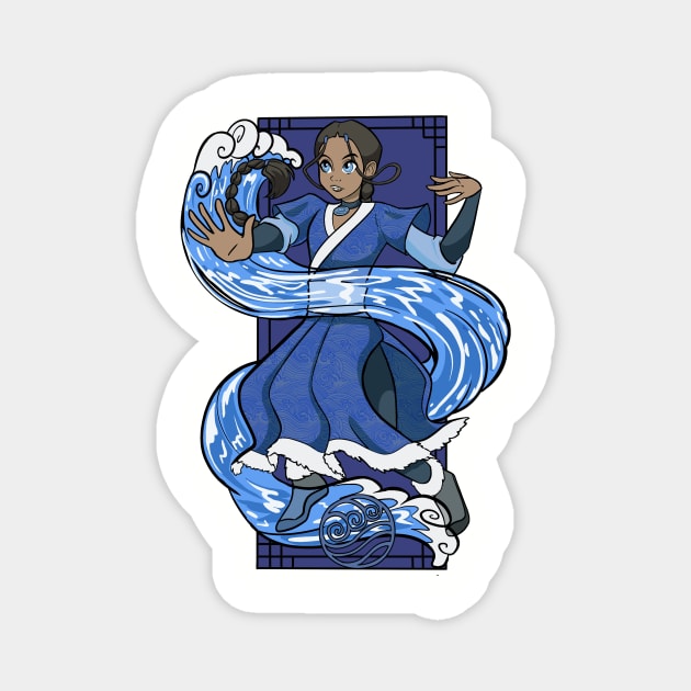 Katara Magnet by SophieScruggs