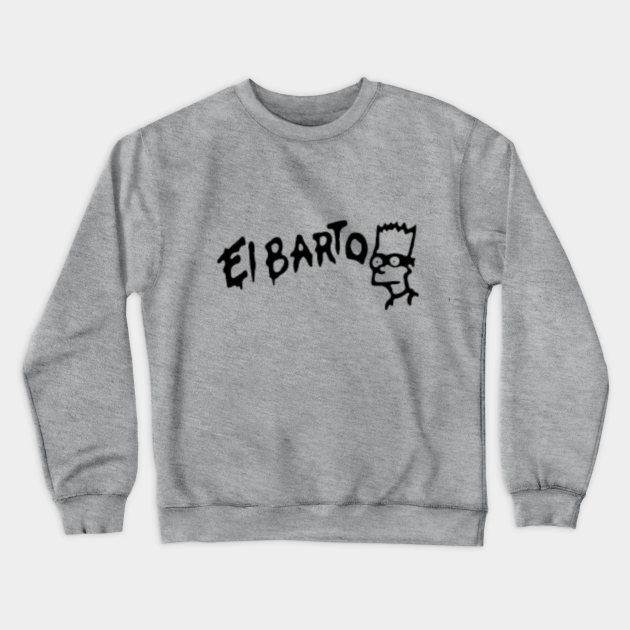 bart simpson crewneck sweatshirt