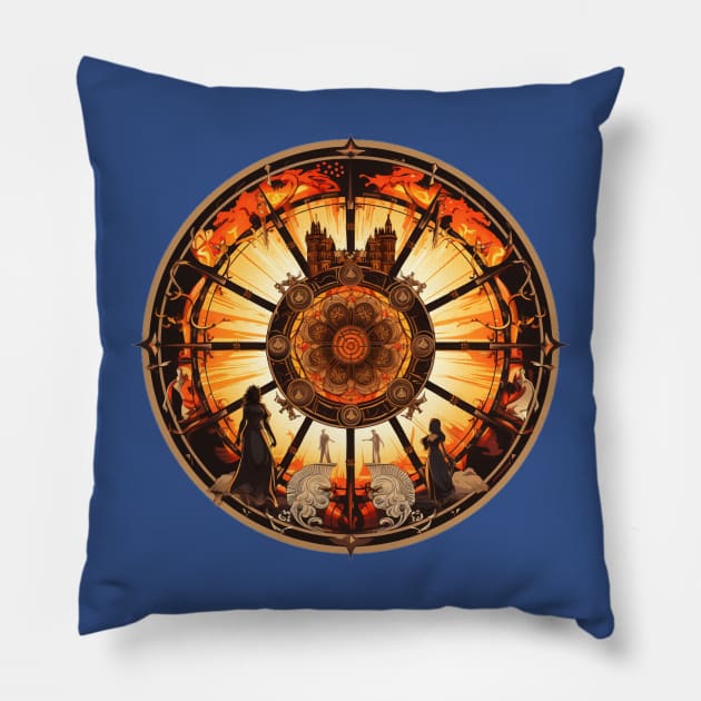 The Wheel Pillow by Jason's Finery