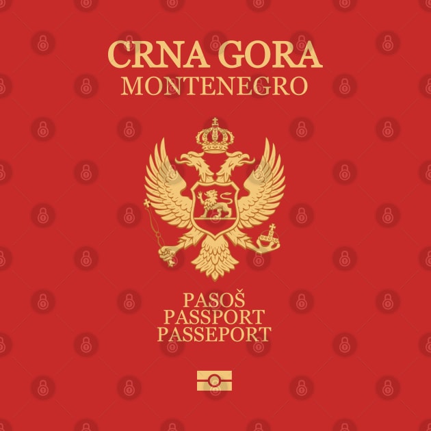 Montenegro passport by Travellers