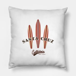 Surf City Santa Cruz Logo Pack Sticker 3 Surfboards fan Litee Pillow