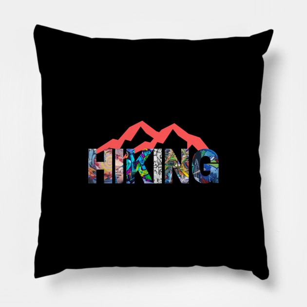 Hiking Staff Pillow by AngelFeatherDsg